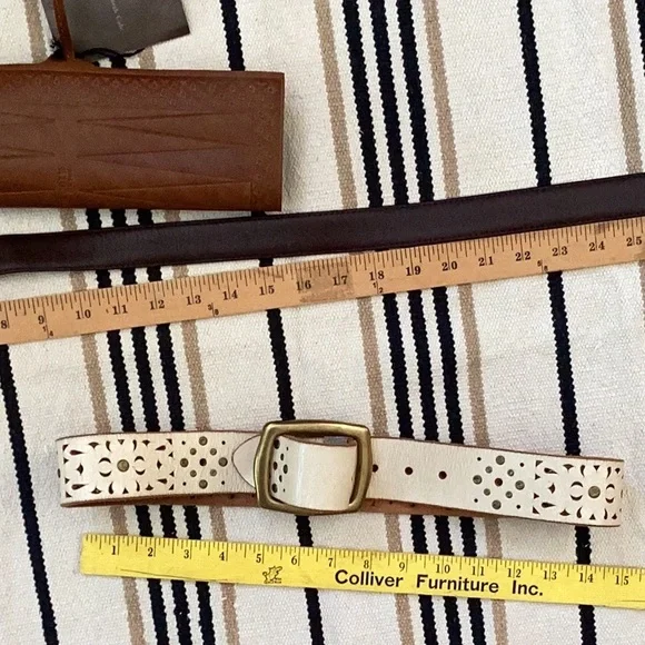 OOAK Gypsy Leather Steampunk Corset Wrap Belt Sz XS/S 1980โs - Picture 13 of 16